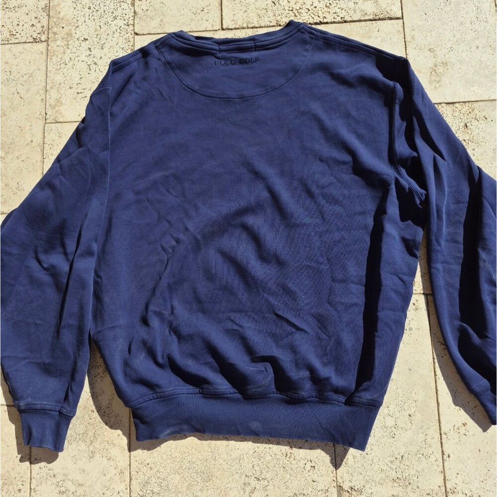 Polo Golf Ralph Lauren 85th PGA Championship Oak Hill Navy Crewneck Sweatshirt M - Picture 2 of 7